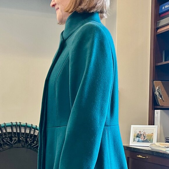 Beautiful teal Talbot's pea coat - Picture 4 of 10